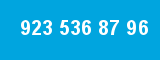 923 536 87 96 923 536 87 96